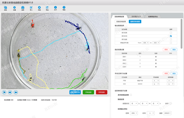 昆蟲行為分析系統