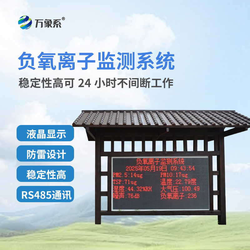 ??從數(shù)據(jù)到健康：負(fù)氧離子環(huán)境監(jiān)測站如何守護(hù)我們的呼吸質(zhì)量？