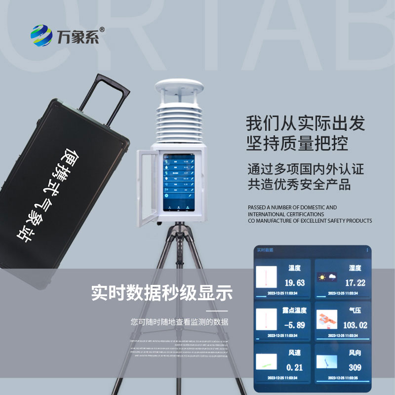 小巧不占地！小型便捷式氣象站隨時隨地測氣象